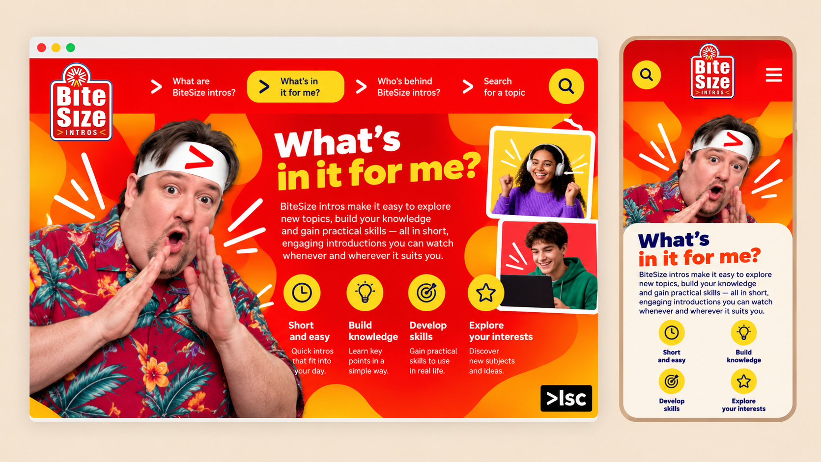 Case Study - bitesize intros web and mobile