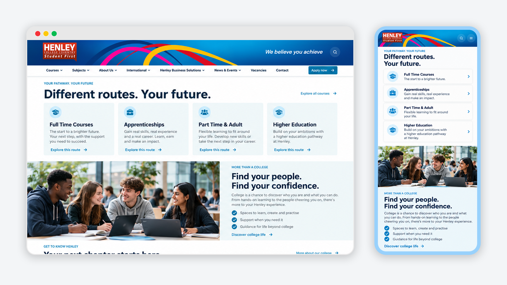 henley case study different routes