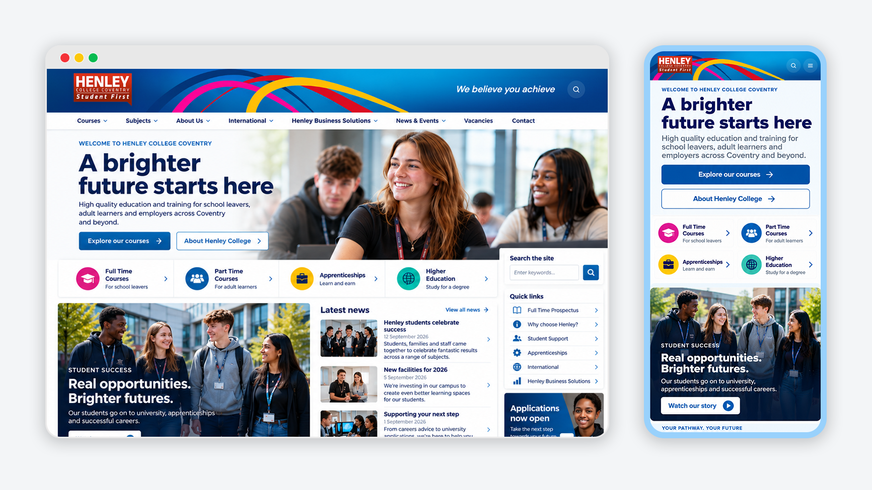 henley college case study homepage