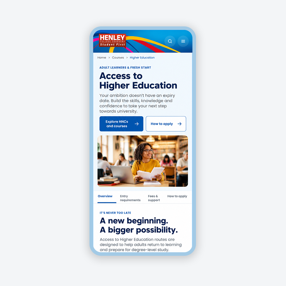 henley case study access- to higher x 1